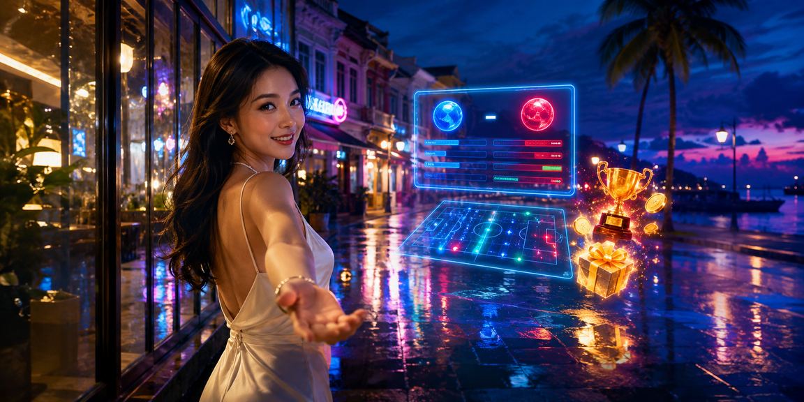 Pemain berjudi dalam talian di kasino digital